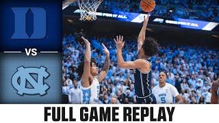 Duke vs. North Carolina Full Game Replay  2023-24 ACC Men’s Basketball