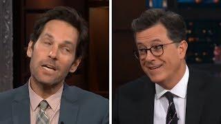 Stephen Colbert Wants To See Paul Rudd Naked