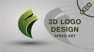 Создание логотипа с помощью овалов.  Speed Art Logo Design 