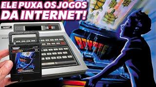 Testei o cartucho mágico do Odyssey com acesso à internet E ele é incrível