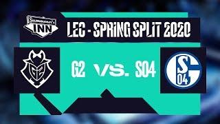 G2 vs Schalke 04  LEC Spring Split 2020 Woche 4 Tag 2 GER