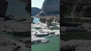 Pillar Falls in Twin Falls Idaho  Idaho Waterfalls  #shorts #idaho