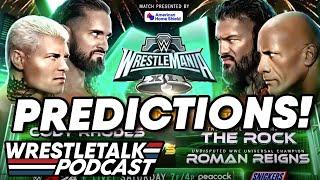 WWE WrestleMania 40 Predictions  WrestleTalk Podcast