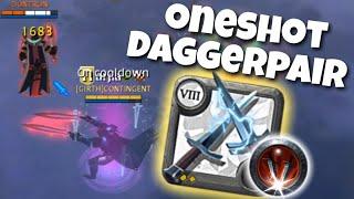 Oneshot DAGGERPAIR 8.4  Solo Gank  Albion Online PvP