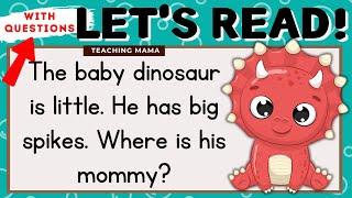LETS READ  READING COMPREHENSION  PRACTICE READING ENGLISH FOR KIDS  TEACHING MAMA
