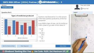 I got 99.5%tile Rank 413 in Oliveboard RRB PO Mock Test #rrbpo #rrbpo2024 #guidely #bankingexam