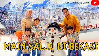 MAIN SALJU DI TRANS SNOW WORLD BEKASI  PENGALAMAN PERTAMA MAIN SALJU DI BEKASI