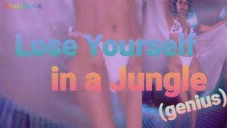SwellMusik - Lose Yourself in a Jungle Genius© ft June Marie Liddy Multi-Coloured version 2 2024