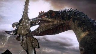 Spinosaurus Fishes for Prey  Planet Dinosaur  BBC Earth