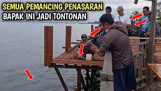 Semua Pemancing Penasaran Bapak Ini Berhasil Bikin Heboh Spot Ruko Bandar Balikpapan