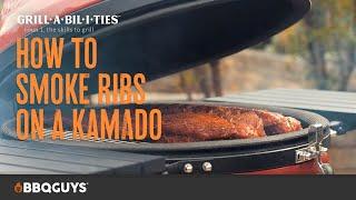 How to Smoke Ribs on a Kamado Charcoal Grill  BBQGuys