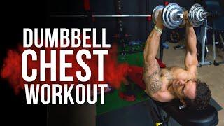 Dumbbell Chest Workout Burner Circuit with Adjustable Bench