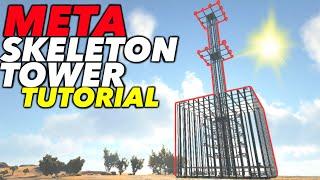 How To Build THE Strongest TURRET Tower In Ark  Skeleton Tower Design  Tutorial