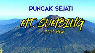 Drone Puncak Sejati Gunung Sumbing 3.371 mdpl  Jawa Tengah Indonesia.