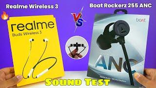 Boat Rockerz 255 ANC vs Realme Buds Wireless 3  Which is the best neckband under 2000?