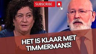 Caroline van der Plas & BBB laten NIKS OVER van Timmermans Het is KLAAR