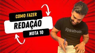 Como fazer uma redação nota 10 técnica e gramática