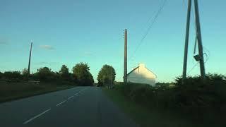 Driving On The D782 From 29140 Rosporden To Pont Lédan 29390 Scaër Brittany France