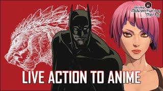 Live action media adapted to anime