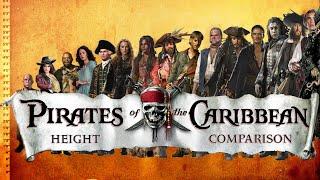 Pirates of the Caribbean  All Famous Characters Heights