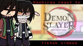 Hashiras react to Tiktok Videos  KNY  Read Desc.  Gacha club