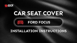 EKR Ford focus custom leather seat covers