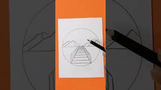  Como Dibujar un PAISAJE Natural a Lapiz Blanco y Negro - Dibujos de Paisajes ⭐ Easy Art