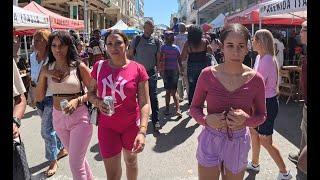 Let´s walk through the Havana Galiano street market on a Saturday.Capitalism taking over