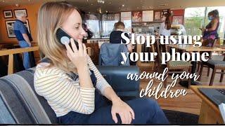 Break Your Phone Addiction Around Your Kids.