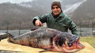 Giant Fish With Juicy Oranges Baked In An Underground Tandoor
