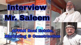 Exclusive Interview  Manager  AFFAN Real Estate  Marketing  Construction  North Town  GFS