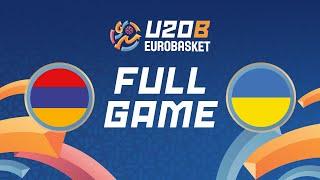 Group Phase  Armenia v Ukraine  Full Basketball Game  FIBA U20 EuroBasket 2024 Division B