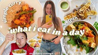 what I eat in a day  full simple vegan recipes‍