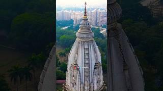 Cinematic View of Tallest Shiva Temple  Kashi Vishwanath Mandir Varanasi  Birla Mandir  Drone SRJ