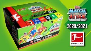 UNBOXING BOOSTER BOX 250 CARDS  Topps MATCH ATTAX 20202021 Bundesliga  50 PACKS