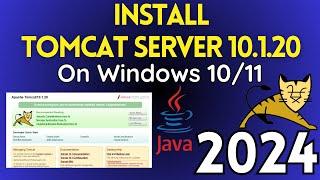 Install Apache Tomcat 10 Web Server On Windows 1011 2024  LATEST  Tomcat Server Installation