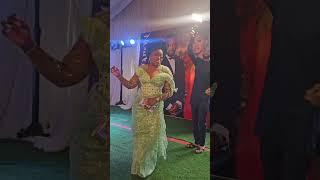 Funke Akindele Dancing At Sharon Oojas Wedding 
