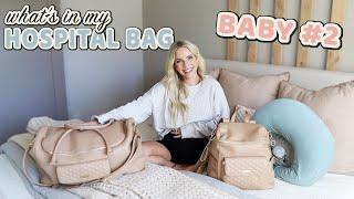 WHATS IN MY HOSPITAL BAG FOR BABY #2  LABOR & DELIVERY  Caitlyn Neier