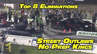 Street Outlaws No Prep Kings Great 8 Eliminations National Trail Raceway