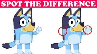 Spot the Difference Bluey