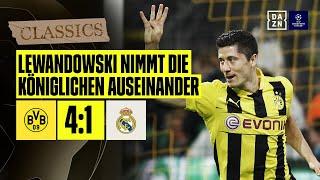 Lewandowski-Viererpack deklassiert Real Dortmund - Real Madrid  UEFA Champions League  DAZN
