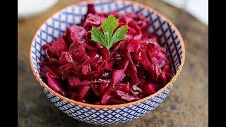 طرز تهیه ترشی کلم قرمز؛ کم هزینه ترین ترشی پاییزی  بانوی با سلیقه