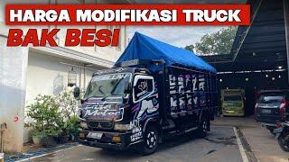 REVIEW TOTAL HARGA MODIFIKASI TRUCK BAK BESI DI IRSYAD PUTRA KAROSERI‼️