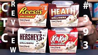 Hershey’s Colliders Twisted Pudding Kit Kat vs Heath vs Cookies n Creme vs Reese’s CTC Review 393