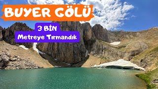 TUNCELİ BUYER GÖLÜ  3 Bin Metre Yükselikteki Krater Gölüne Çıktık İNANILMAZ BİR YER