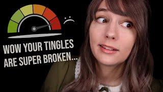 ASMR  ARE YOUR TINGLES WEAK? TAKE THIS TINGLE STRENGTH TEST 