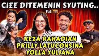 PERHATIKAN DETIK2 REZA RAHADIAN KRAM PERUT DI PODHUB‼️ PRILLY YOLLA - Vidi Aldiano - podhub