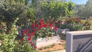 Stunning Marble Muslim Cemetery with Colorful Flowers - Worlds Most Beautiful Graveyard