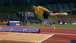 Funny moment in sports - Jesper Hellstrom Triple Jump - Munich 2022