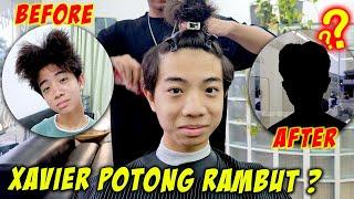 XAVIER PERTAMA PANGKAS RAMBUT DI RUMAH BARU  Vlog Lucu  CnX Adventurers